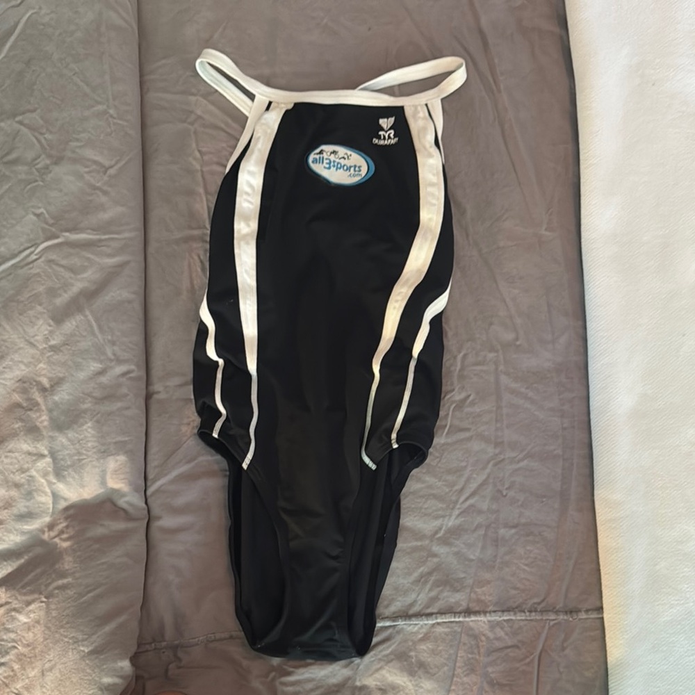 TYR Black and White Sports swimsuit -